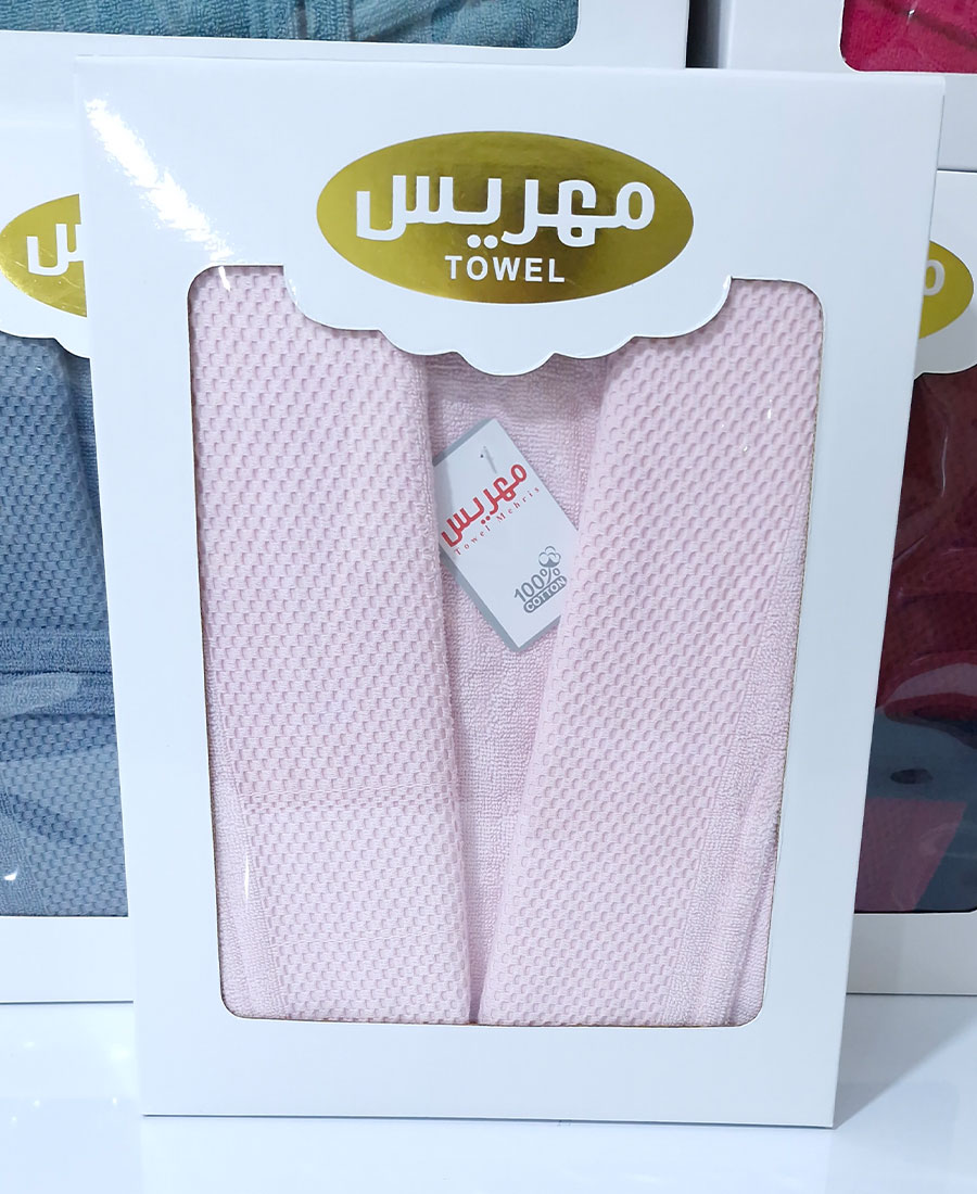 حوله تن پوش طرح لوکس مارک مهریس - دورونخ اعلا -2