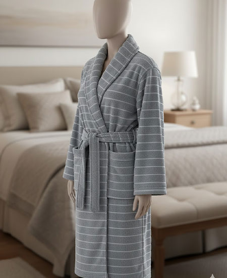 حوله تن پوش ابریشمی راه راه - مارک مهریس-3