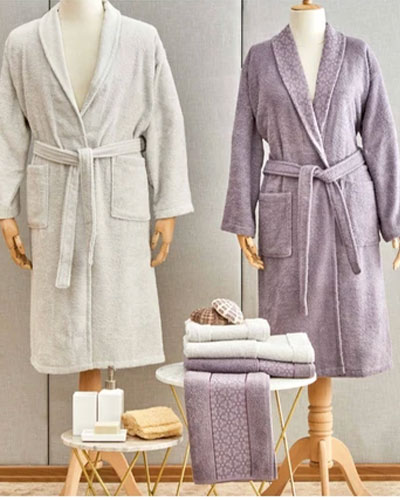 حوله پالتویی دورونخ ، نخ رینگ رنگ ثابت اعلا -2