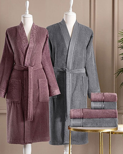 ست دوقلو حوله عروس و داماد - اوزدیلک اصل ترک