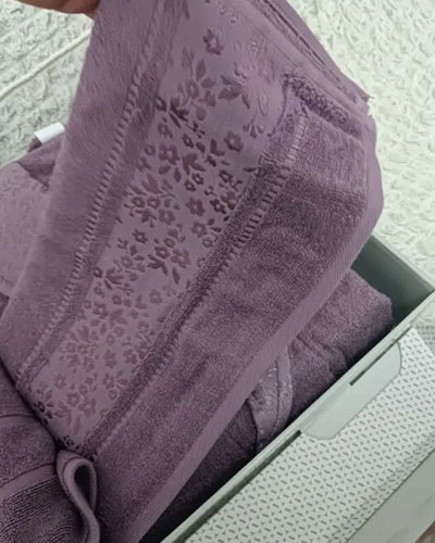 ست دوقلوی عروس و داماد حوله تن پوش برند اوزدیلک-2