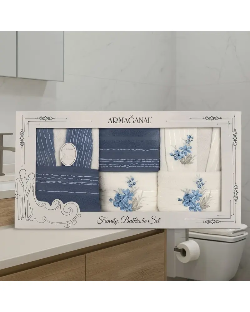 ست دوقلو حوله تن پوش عروس و داماد مارک آرماگانال